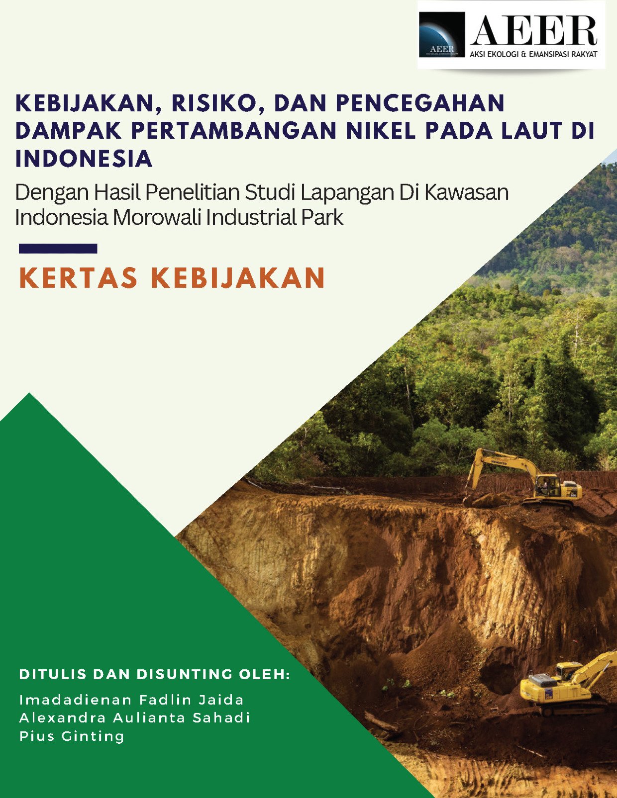 Kebijakan, Risiko, dan Pencegahan Dampak Pertambangan Nikel pada Laut di Indonesia